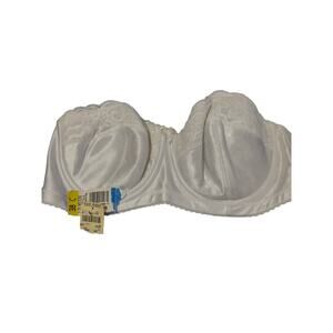 Vintage Lilyette White Convertible Bra Size 38C Made in the USA Deadstock